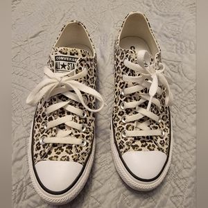 Leopard Print Converse Unisex